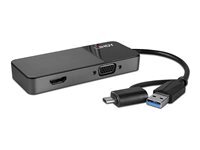 Lindy adaptateur video - HDMI / VGA / USB - 10 cm