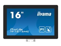 iiyama ProLite TF1615MC B1 écran plat de PC 39 6 cm 15.6 1920 x 1080 pixels Full HD Écran tactile Neuf - vue 6