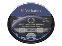 Verbatim M-Disc - BD-R x 10 - 25 Go - support de stockage