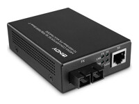 LINDY - convertisseur de mdia  fibre optique - 10Mb LAN, 100Mb LAN, GigE (optique)