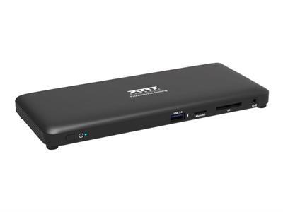 PORT connect Professional Docking OFFICE - station d\'accueil - USB-C 3.1 Gen 2 - HDMI, 2 x DP - 1GbE