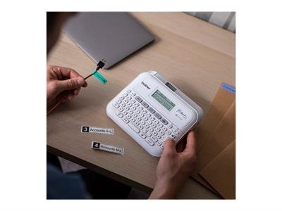 Brother P-Touch PT-D410VP - tiqueteuse - Noir et blanc - transfert thermique