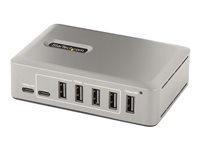 Startech.com Gris Hub Usb-C À 10 Ports - Usb-A/Usb-C - Auto-Alimenté - 10Gbps - Concentrateur (Hub) - 8 X Usb 3.2 Gen 2 + 2 X Usb-C 3.2 Gen 2 - De Bureau - Image 3