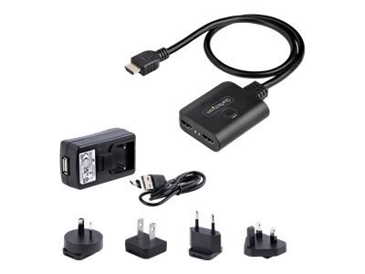 StarTech.com Rpartiteur HDMI 2 Ports, 4K 60Hz, HDR