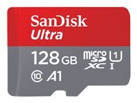 SanDisk Ultra - carte memoire flash - 128 Go - microSDXC UHS-I