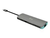 i-Tec USB-C Metal Nano Docking Station 4K HDMI LAN + Power Delivery - station d'accueil - USB-C 3.1 - HDMI - GigE