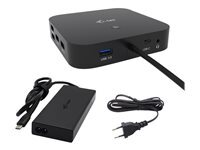I-Tec Station D'accueil Usb-C / Usb4 / Thunderbolt / Thunderbolt 4 Hdmi, 2 X Dp++ Gige Taille 3 de Inmac Wstore