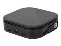 Targus USB-C Universal Dual HD Docking Station with 80W PD Pass-Thru - station d'accueil - USB-C 3.2 Gen 2 - 2 x HDMI - 1GbE - Conformit TAA