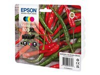 Epson 503XL Multipack - pack de 4 - XL - noir, jaune, cyan, magenta - original - cartouche d'encre