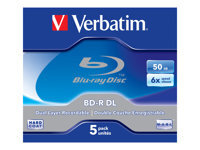 Verbatim - BD-R DL x 5 - 50 Go - support de stockage