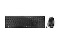 CHERRY DW 9500 SLIM - ensemble clavier et souris - QWERTY - R.-U. - gris, noir Peripherique d'entree