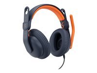 Logitech Zone Learn Wired Over-Ear Headset For Learners, Usb-C Ecouteurs Avec Micro Remplacement de Inmac Wstore