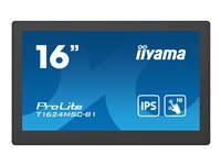 Iiyama Prolite T1624msc-B1 Moniteur Tactile Cee: E (A - G) 39.6 Cm (15.6 Pouces) 1920 X 1080 Pixels 16:9 25 Ms Hdmi™, Audio-Line-Out, Usb 2.0 Ips Lcd - Image 6