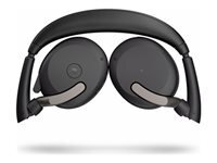 Jabra Evolve2 65 Flex MS Stereo - micro-casque - avec socle de recharge sans fil