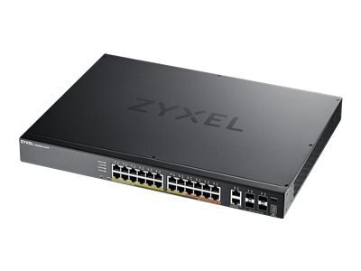 Zyxel XGS2220 Series XGS2220-30HP - commutateur - accs GbE L3 24 ports, NebulaFLEX Cloud, avec 6 liaisons montantes 10G - 30 ports - Gr - Montable sur rack