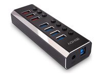 Lindy Concentrateur (Hub) Avec Ports De Charge Rapide 3.0 7 Ports Taille 3 de Inmac Wstore - Image 1
