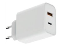 We Chargeur secteur 1 Port USB + 1 Port USB-C