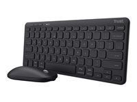 Trust Lyra Multi-Device Ensemble Clavier Et Souris Azerty Francais Peripherique D'entree Noir de Inmac Wstore - Image 1