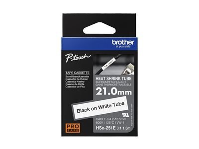 Brother HSe-251E - ruban thermortractable - 1 cassette(s) - Rouleau (2,1 cm x 1,5 m)
