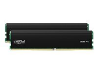Crucial - DDR4 - kit - 32 Go: 2 x 16 Go - DIMM 288 broches / PC4-25600 - memoire sans tampon