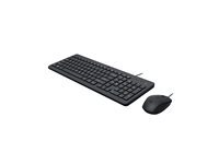 Clavier HP 150 Noir filaire AZERTY précis ergonomique avec souris - Image 3