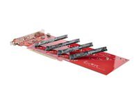 StarTech.com Quad M.2 Pcie Adapter Card, X16 Quad Nvme Or Ahci M.2 Ssd To Pci Express, Up To 7.8Gbps/Drive, For 2242/2260/2280/22110Mm Pcie M-Key M2 Ssds, Bifurcation Required Pc/Linux Compatible (Quad-M2-Pcie-Card-B) Adaptateur D'interface M.2 Taille 4. - Image 1