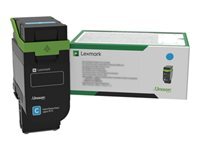 Lexmark a rendement eleve cyan original cartouche de toner LCCP LRP