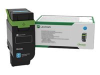 Lexmark Cyan original boîte cartouche de toner LCCP LRP pour Lexmark CS632dwe CX635adwe - vue 2