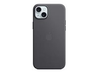 Coque en tissage fin avec MagSafe pour iPhone 15 Plus - Noir