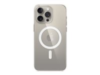 Coque transparente pour iPhone 15 Pro Max avec MagSafe