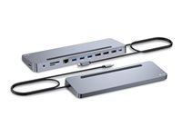 i-Tec 11-in-1 - station d'accueil - USB-C / USB4 / Thunderbolt 3 / Thunderbolt 4 - 11-slot - HDMI, 2 x DP - 1GbE