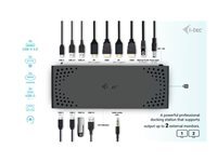 i-tec USB 3.0 / USB-C / Thunderbolt 3 Dual Display Docking Station Gen2 + Power Delivery 100W - Image 4