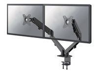 Neomounts Ds70-700Bl2 Kit De Montage Bras Double Reglable En Hauteur Et En Mouvement Pour Ecrans Lcd Taille 2 Noir de Inmac Wstore - Image 1