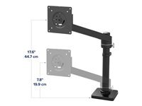 Non Communiqué Noir Ergotron Bras Pour Écran Nx - Kit De Montage (Bras Articulé, Ensemble De Bras, Matériel De Fixation, Base, Poteau, Pivot) - Pour Moniteur - Mat - Taille D'écran : Jusqu'à 34 Pouces - Montrable Sur Bureau - Image 5