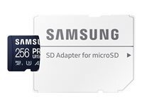 Samsung PRO Ultimate MB-MY256SA - carte memoire flash - 256 Go - microSDXC UHS-I