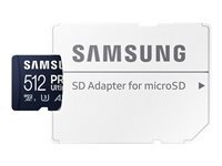 Samsung PRO Ultimate MB-MY512SA - carte memoire flash - 512 Go - microSDXC UHS-I