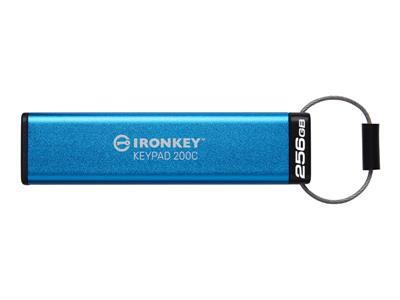 Kingston IronKey Keypad 200C - cl USB - 256 Go