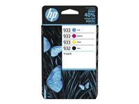 HP 932/933 Combo Pack - pack de 4 - noir, jaune, cyan, magenta - original - cartouche d'encre