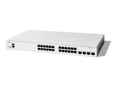 Cisco Catalyst 1300-24T-4G - commutateur - 24 ports - Gr - Montable sur rack
