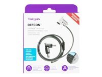 Targus Defcon Ultimate Cable De Securite A Cle Universelle, Avec Tãªte De Verrouillage Adaptable 2M Argent de Inmac Wstore