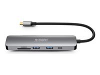 Urban Factory HUBEE 6 IN 1 - station d'accueil - USB-C 3.1 - HDMI