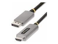 Startech.com Argent Câble Adaptateur Displayport Vers Hdmi, 8K 60Hz, 4K 144Hz, Hdr10, Dp 1.4 Vers Hdmi 2.1 - Convertisseur Vidéo Actif, Adaptateur Displayport Vers Moniteur Hdmi - Cordon Displayport Vers Hdmi M/M - Neuf - Image 5