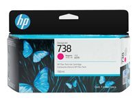 Cartouche d'encre HP DesignJet 738 magenta 130 ml, rendement standard d'origine - Image 4