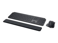 Logitech Master Mx Keys Combo For Bussiness Clavier Souris Incluse Bureau Rf Sans Fil + Bluetooth Qwerty Us Internation Noir - vue 7