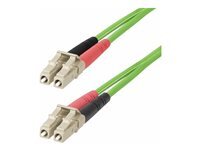 StarTech.com (50Ft) Lc To Lc (Upc) Om5 Multimode Fiber Optic Cable, 50/125Âµm Duplex Lommf Zipcord, Vcsel, 40G/100G, Bend Insensitive, Low Insertion Loss, Lszh Fiber Patch Cord Cordon De Raccordement 15 15M Vert de Inmac Wstore - Image 1