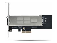 StarTech.com M.2 Nvme Ssd To Pcie X4 Mobile Rack/Backplane With Removable Tray For Pci Express Expansion Slot, Tool-Less Installation, Pcie 4.0/3.0 Hot-Swap Drive Bay, Key Lock 2 Keys Included Adaptateur D'interface M.2 Nvme Card / Pcie 4.0 (Nvme) Taille - Image 1