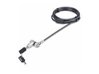 StarTech.com Universal Laptop Lock (2M), Security Cable For Notebook Compatible With Noble Wedgeâ®/Nano/K-Slot Keyed Locking Cable Anti-Theft Cut-Resistant Steel Cable (Univk-Laptop-Lock) Cable De Securite 6.6Ft de Inmac Wstore