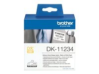Brother DK11234 - etiquettes en forme decoupee - 260 etiquette(s) - 60 x 86 mm