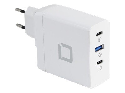 DICOTA Universal PRO adaptateur secteur - technologie GaN - USB, 2 x USB-C - 100 Watt