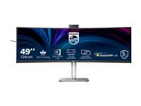 Philips 49B2U5900CH 49 Pouces QHD Curved Monitor 75Hz VA 4ms HDR400 KVM Webcam Réglable en Hauteur Station d'accueil USB C Haut parleurs 5120 x 1440 HDMI 2.0 / DP 1.4 / USB C 1 - vue 6